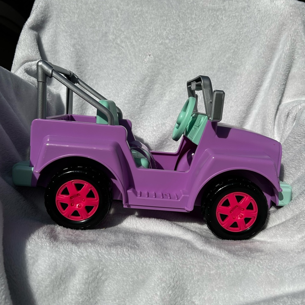 Discontinued American Girl Wellie Wishers Garden Adventures Jeep Vehicle